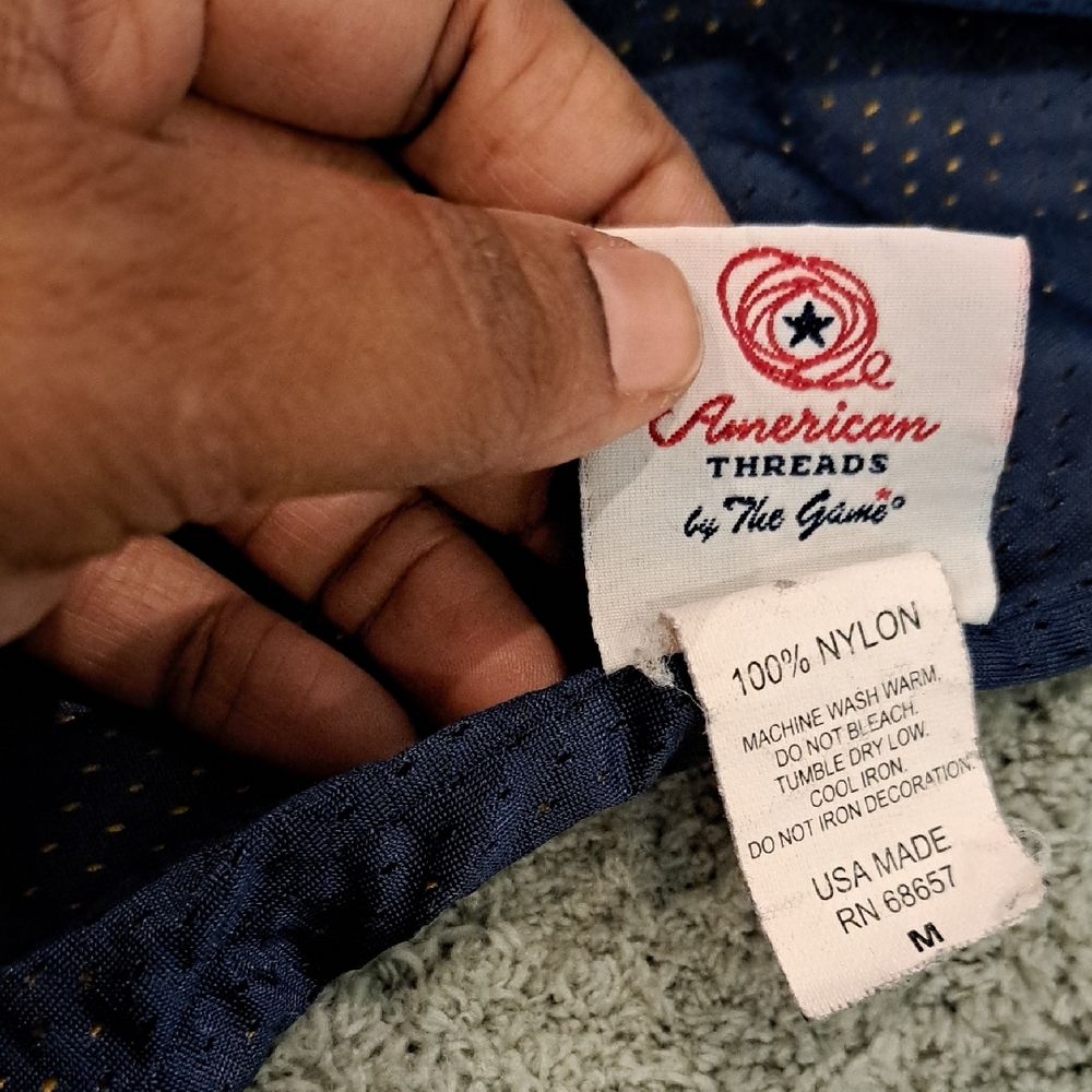 American Threads Vintage Navy Jersey Reversible - Picture 3 of 12